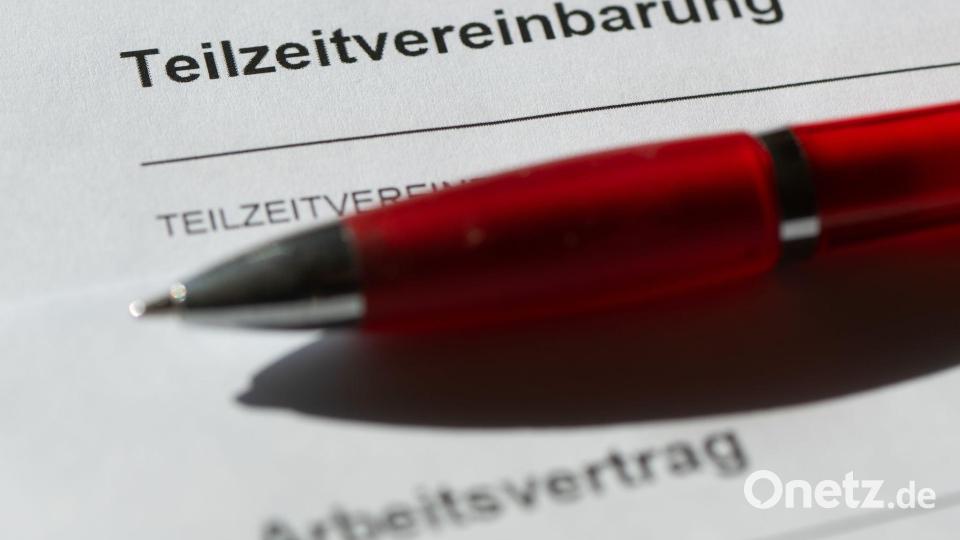 Es gibt mehrere Gründe für Teilzeitbeschäftigung. (Symbolbild) Bild: Sebastian Kahnert/dpa