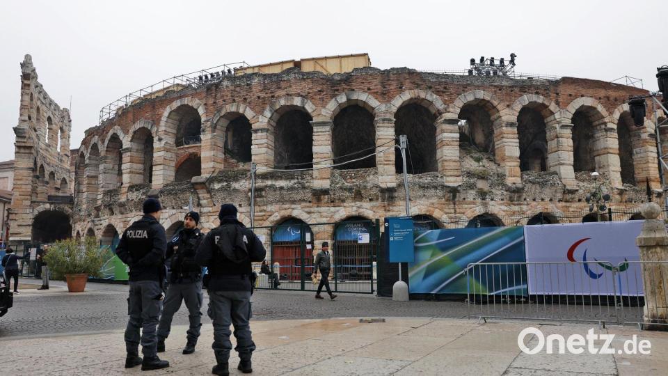 Die Eröffnungsfeier findet ohne Athleten als Fahnenträger in Verona statt. Bild: -/kyodo/dpa