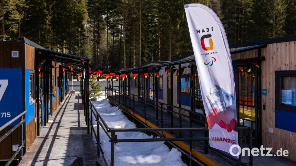 Das olympische Dorf in Cortina. Bild: Philipp von Ditfurth/dpa
