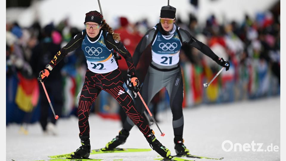 Janina Hettich-Walz (l) lag lange gut im Rennen. (Archivbild) Bild: Hendrik Schmidt/dpa