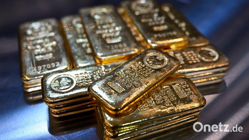 Der Goldpreis ist rasant gestiegen Bild: Sven Hoppe/dpa/dpa-tmn