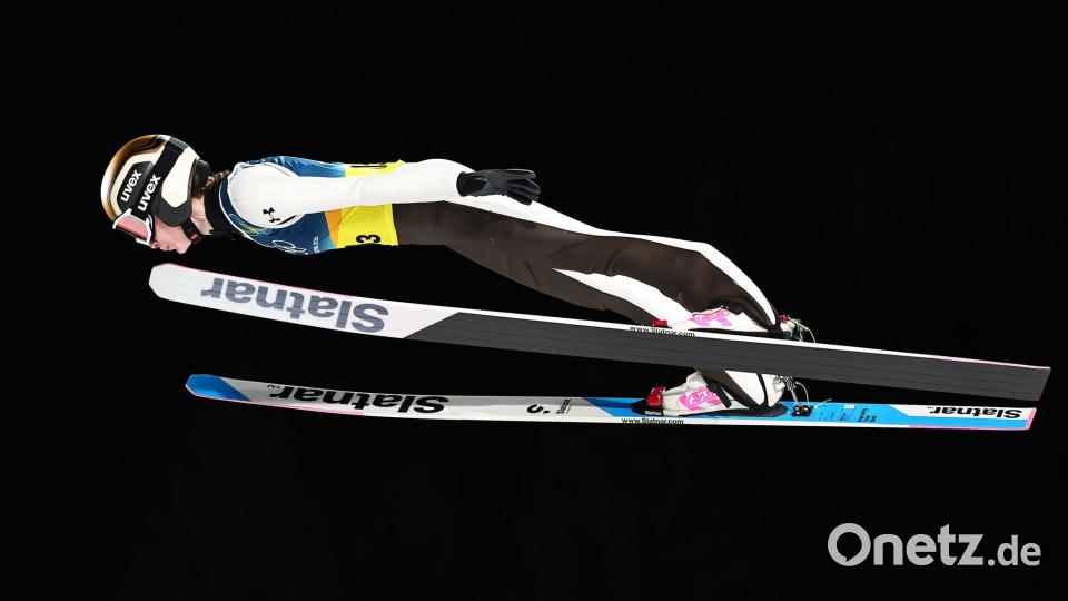 Nika Prevc war erneut nicht zu schlagen. (Archivbild) Bild: Daniel Karmann/dpa