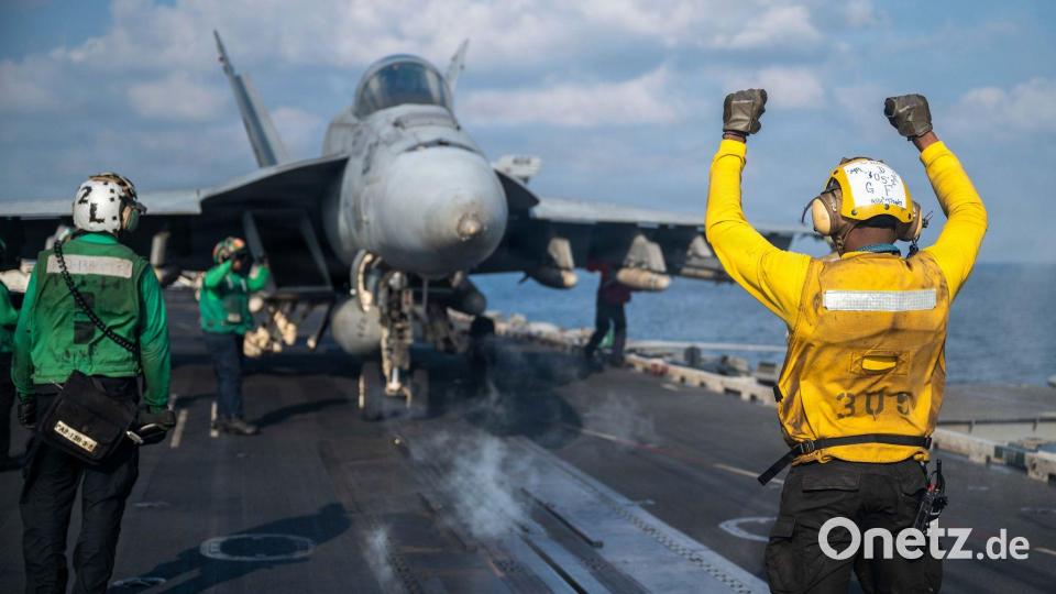 Rund eine Woche nach Beginn des Iran-Kriegs zeigen beide Seiten keine Anzeichen von Nachgeben. (Symbolfoto) Bild: Us Navy/U.S. Navy/Planet Pix via ZUMA Press Wire/dpa