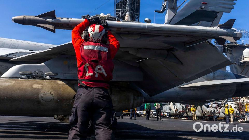 Das US-Militär hat nach eigenen Worten Irans Kampfkraft geschwächt. Bild: -/U.S. Navy/U.S. Central Command Public Affairs/dpa