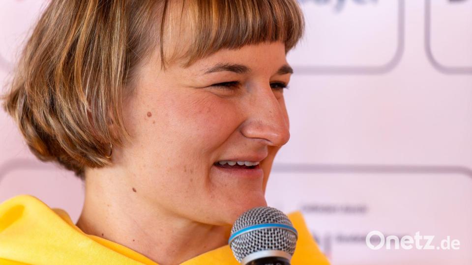 Voller Vorfreude: Anna-Lena Forster. Bild: Philipp von Ditfurth/dpa