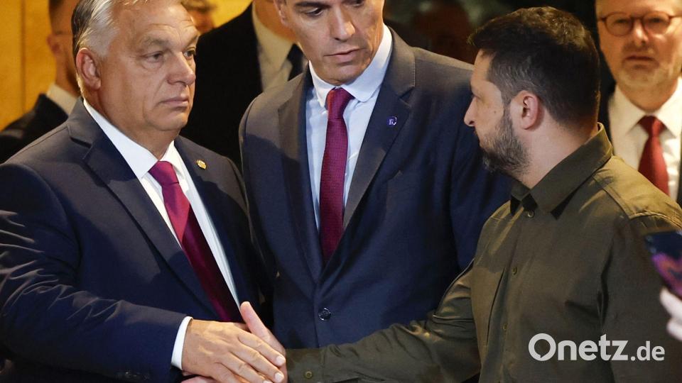 Sie waren keine Freunde und werden es nicht mehr: der Ungar Orban und der Ukrainer Selenskyj. (Archivbild) Bild: Peter Klaunzer/KEYSTONE/dpa