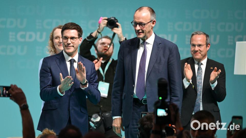 Auch für Merz ist die Wahl am Sonntag eine wichtige. Bild: Felix Kästle/dpa