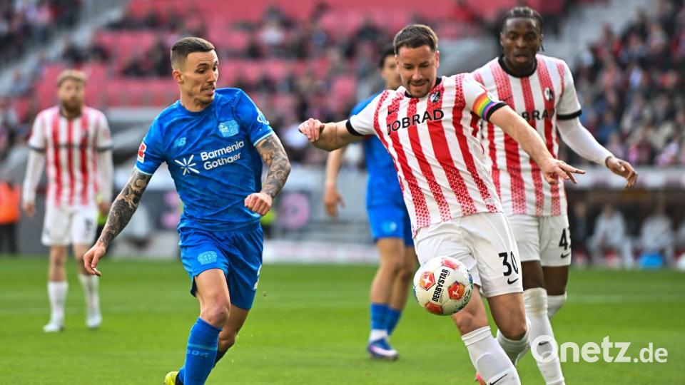 Es war ein packendes Duell zwischen Freiburg und Leverkusen. Bild: Achim Keller/dpa