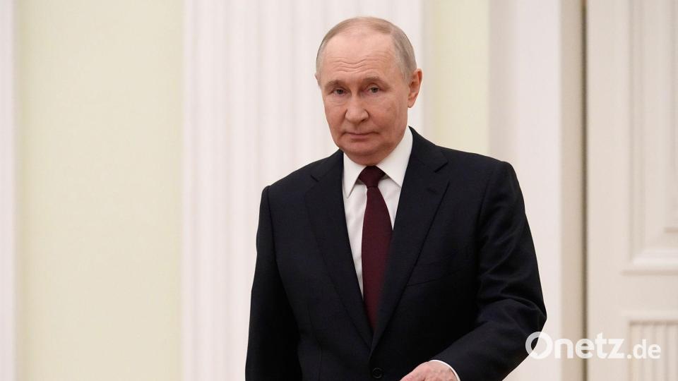 Russlands Präsident Putin sagt seinem iranischen Kollegen Solidarität zu. (Archivbild) Bild: Alexander Zemlianichenko/Pool AP/AP/dpa