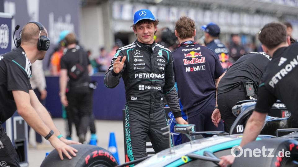 Kimi Antonelli: Erst ein Unfall, dann Startplatz zwei. Bild: Asanka Brendon Ratnayake/AP/dpa