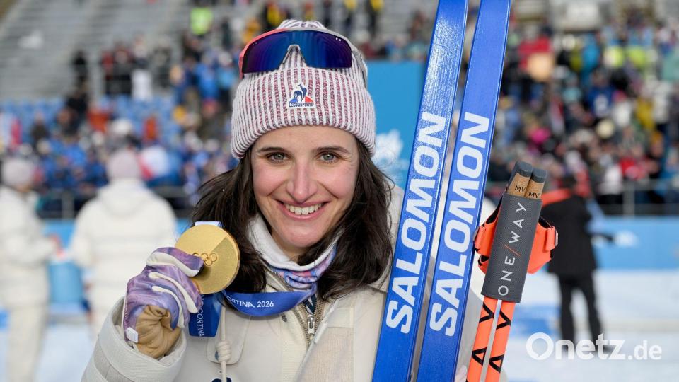 Die dreimalige Olympiasiegerin Julia Simon war nicht zu schlagen. (Archivbild) Bild: Hendrik Schmidt/dpa