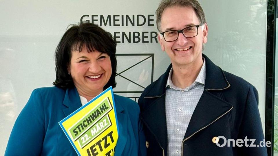 In Freudenberg gibt es eine Stichwahl zwischen Barbara Gerl (CSU) und Reiner Wiedenbauer (Freie Wähler). Bild: Alwin Märkl