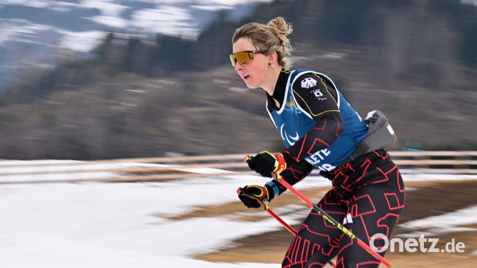 Kathrin Marchand im Abschlusstraining vor ihrem ersten Rennen. Bild: Martin Schutt/dpa