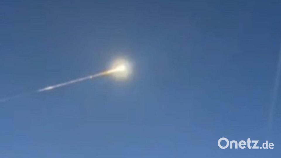 Lichtspektakel - Ein Meteor war über Westdeutschland zu sehen. Bild: Gianni Gattus/TNN/dpa