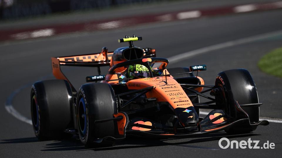 Befürchtet Chaos auf den Rennstrecken: Lando Norris. Bild: Joel Carrett/AAP/dpa