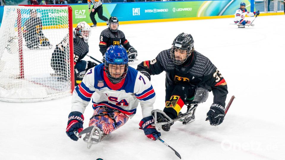 Gegen Goldfavorit USA gab es dann ein 0:13. Bild: Federico Manoni/ZUMA Press Wire/dpa