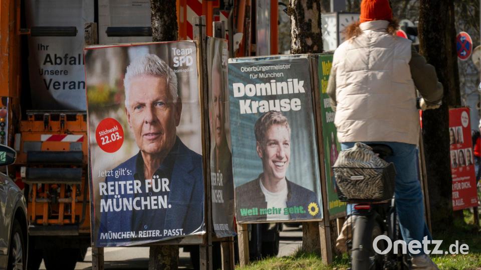 Reiter muss nach einem für ihn enttäuschenden ersten Wahlgang in die Stichwahl gegen Grünen-Kandidat Krause. Bild: Peter Kneffel/dpa