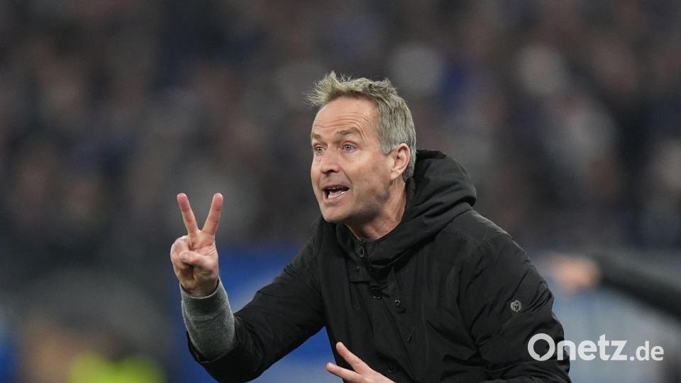 Auf das Team von Coach Kasper Hjulmand kommt eine ganz schwere Aufgabe zu. Bild: Marcus Brandt/dpa