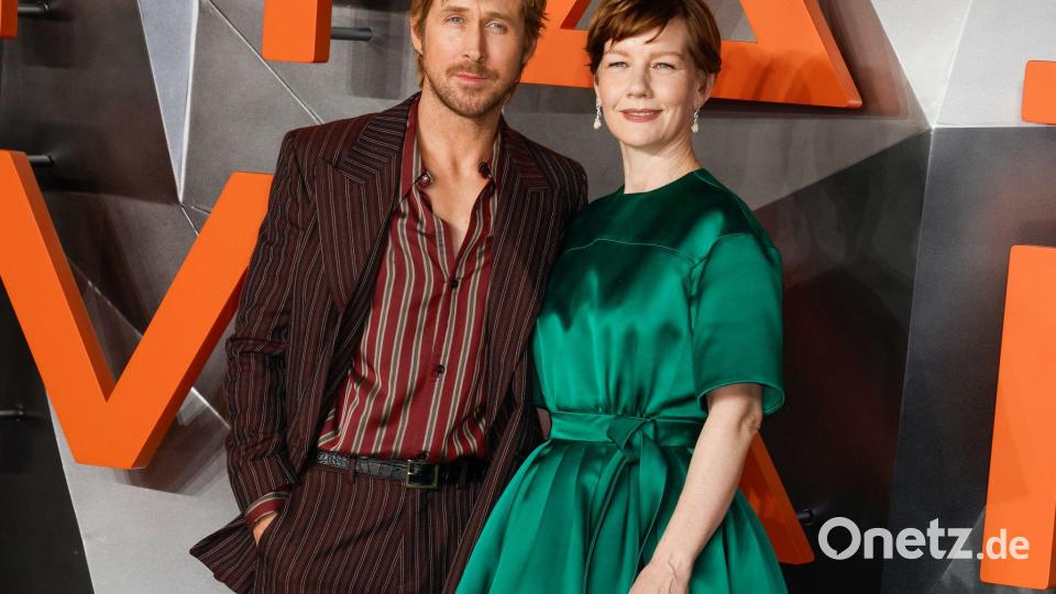 Für den Film „Der Astronaut – Project Hail Mary“ standen Hüller und Gosling gemeinsam vor der Kamera. Bild: Cat Morley/SOPA Images via ZUMA Press Wire/dpa