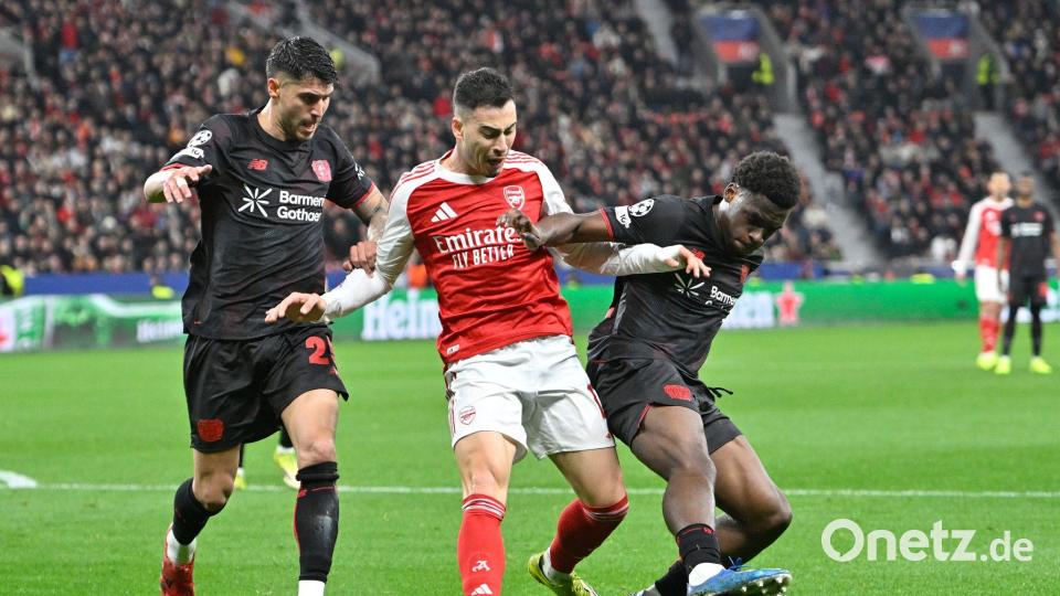 Leverkusener und Londoner lieferten sich viele enge Duelle. Bild: Anke Waelischmiller/dpa