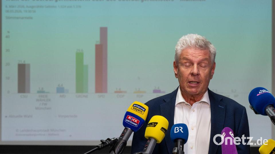 Am Abend der Kommunalwahl sprach Dieter Reiter von einem enttäuschenden Ergebnis. (Archivbild) Bild: Peter Kneffel/dpa