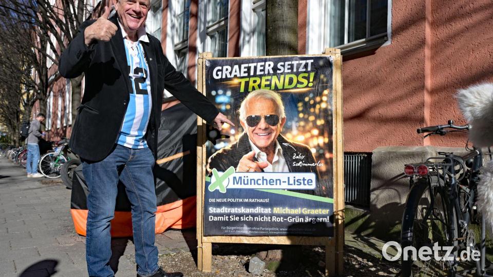 Michael Graeter will in den Münchner Stadtrat. Bild: Malin Wunderlich/dpa