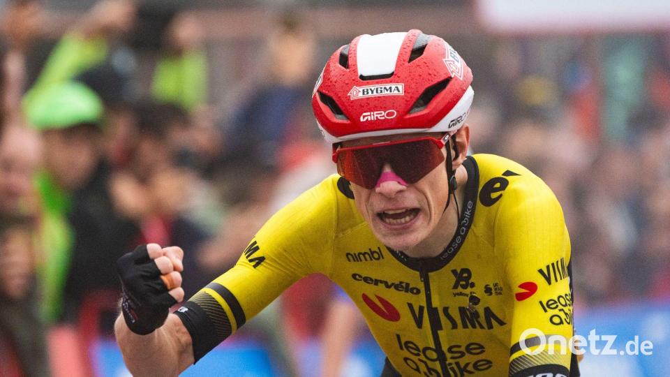 Rad-Star Jonas Vingegaard führt nun bei Paris-Nizza. (Archivbild) Bild: Matteo Secci/ZUMA Press Wire/dpa