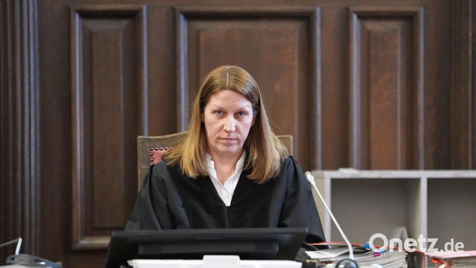 Richterin Isabel Hildebrandt ist die Vorsitzende der Großen Strafkammer, vor der der Block-Prozess verhandelt wird. Bild: Marcus Brandt/Pool dpa/dpa