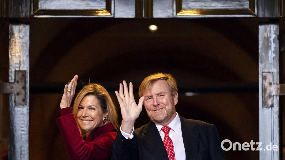Die echte Máxima und ihr Mann König Willem-Alexander. (Archivbild) Bild: Remko De Waal/ANP/dpa