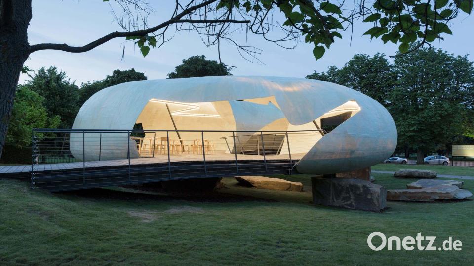 Der Serpentine Pavilion des chilenischen Architekten Smiljan Radic Clarke Bild: Iwan Baan/Pritzker Architecture Prize/dpa