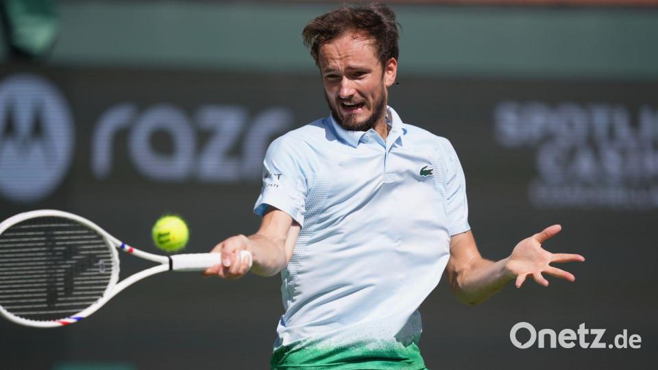 Tennisstar Daniil Medwedew hat eine abenteuerliche Abreise aus Dubai hinter sich. (Archivbild) Bild: Mark J. Terrill/AP/dpa