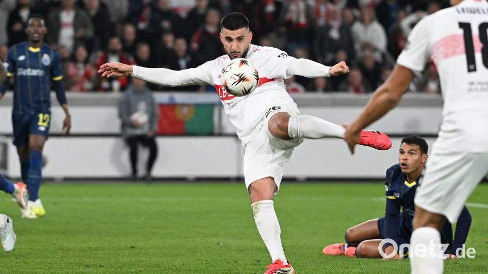 Undav traf sehenswert aus der Drehung zum 1:2. Bild: Marijan Murat/dpa