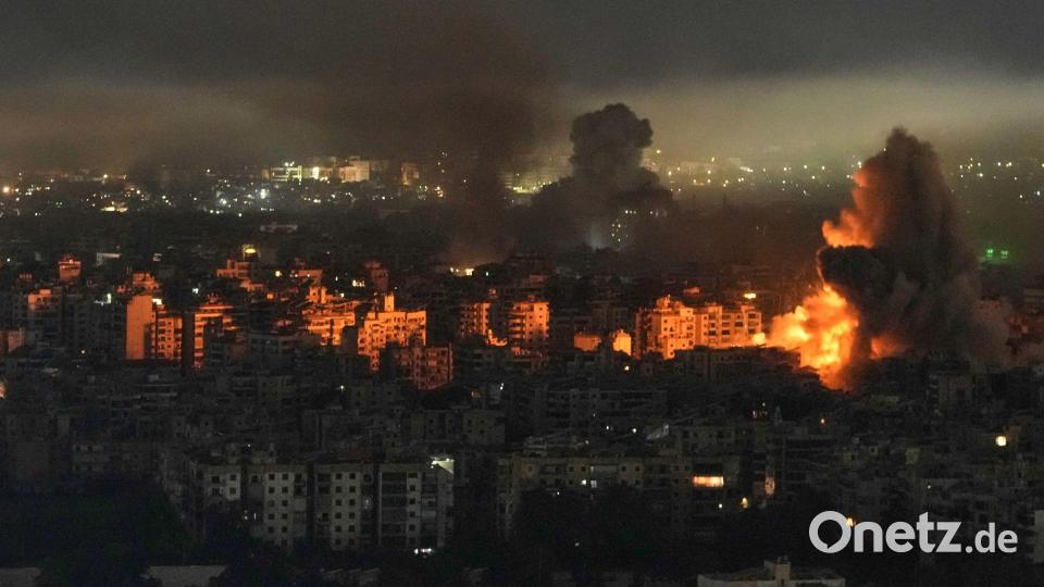 Der Libanon ist massiv von dem neuen Schlagabtausch zwischen der proiranischen Hisbollah-Miliz und Israel betroffen. Bild: Bilal Hussein/AP/dpa