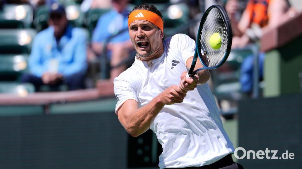 Zverev hat es erstmals in seiner Karriere ins Halbfinale von Indian Wells geschafft. Bild: Mark J. Terrill/AP/dpa