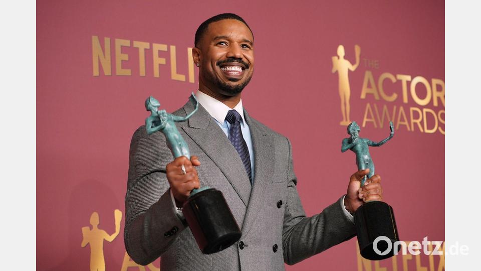 Michael B. Jordan ist mit seiner Doppelrolle in „Sinners“ im Oscar-Rennen. (Archivbild) Bild: Jordan Strauss/Invision/AP/dpa
