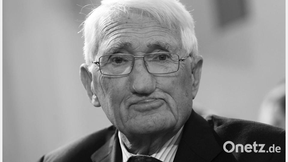 Jürgen Habermas ist mit 96 Jahren gestorben. (Archivfoto) Bild: Arne Dedert/dpa