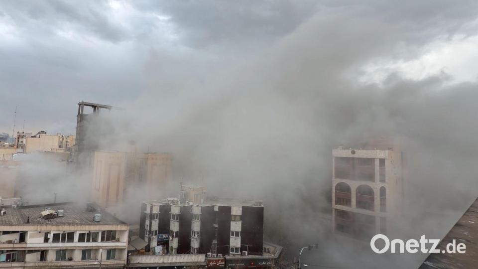 In Teheran sind die Menschen den Angriffen oft schutzlos ausgeliefert. (Archivbild) Bild: Mohsen Ganji/AP/dpa