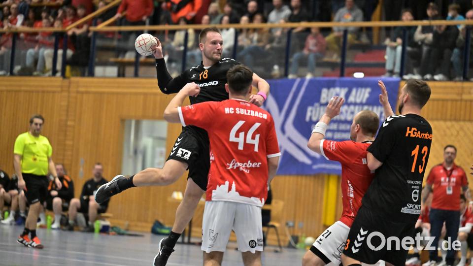 HG Amberg - HC Sulzbach-Rosenberg. Bild: Hubert Ziegler