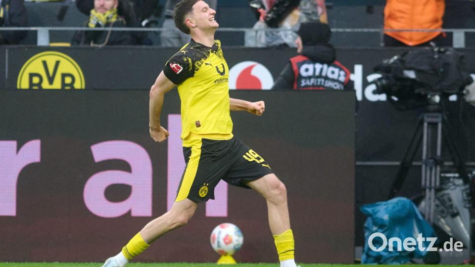 Luca Reggiani traf erstmals in der Bundesliga. Bild: Bernd Thissen/dpa