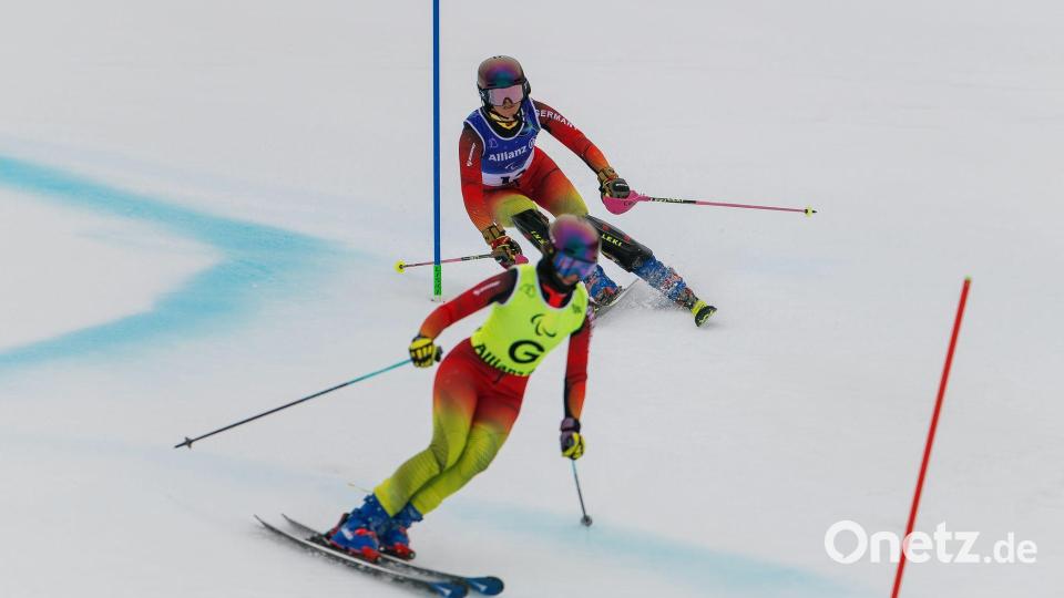 Erfolg als Duo: Maya Fügenschuh (hinten) und Johanna Holzmann. Bild: Philipp von Ditfurth/dpa