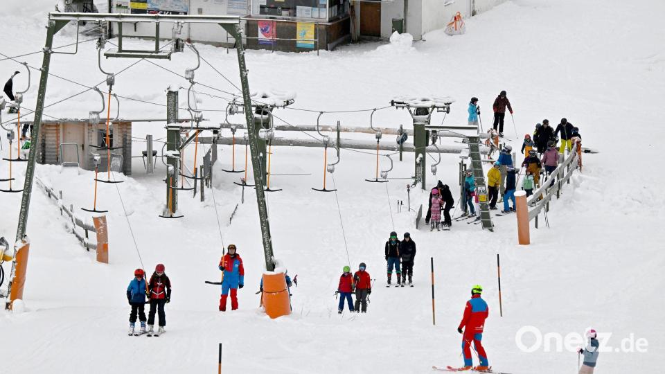 Volle Pisten - erhöhte Unfallgefahr. (Archivbild) Bild: Uwe Lein/dpa