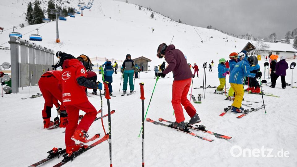 Volle Pisten - erhöhte Unfallgefahr. (Archivbild) Bild: Uwe Lein/dpa