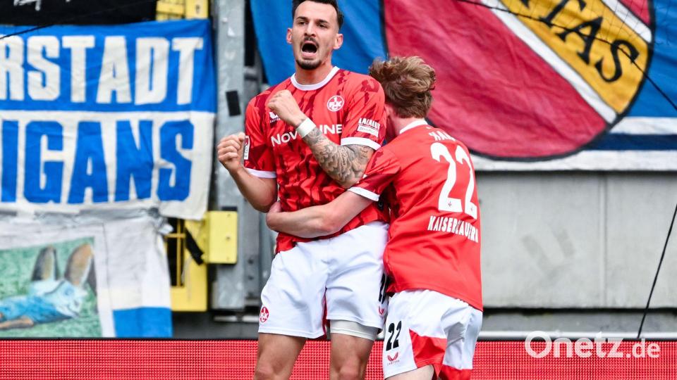 Mergim Berisha erzielte sein erstes Tor für Kaiserslautern. Bild: Uwe Anspach/dpa