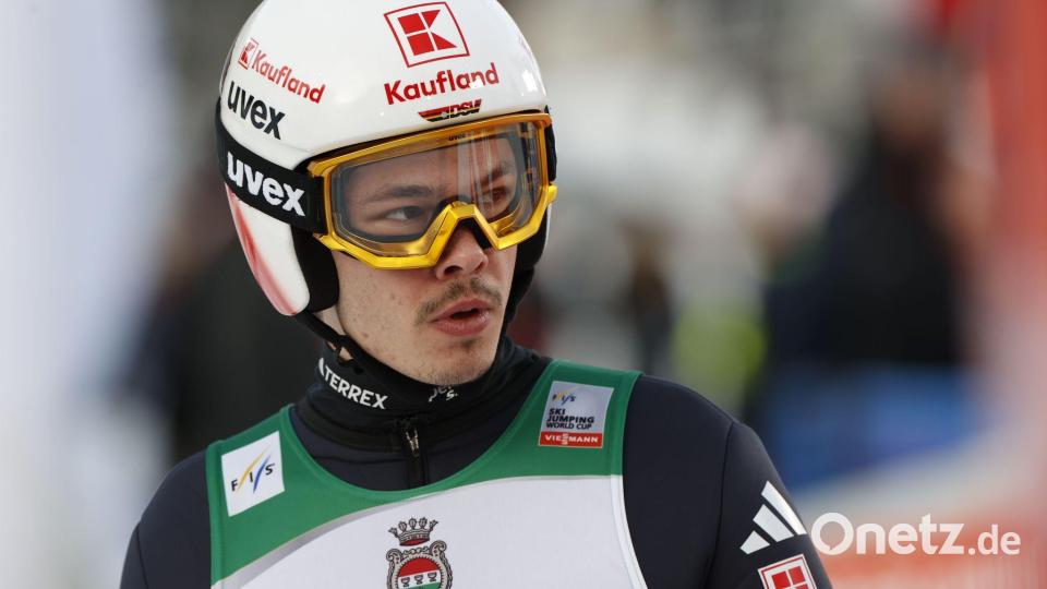 Philipp Raimund verzichtete freiwillig auf einen Sprung. (Archivbild) Bild: Petri Korteniemi/Lehtikuva/dpa