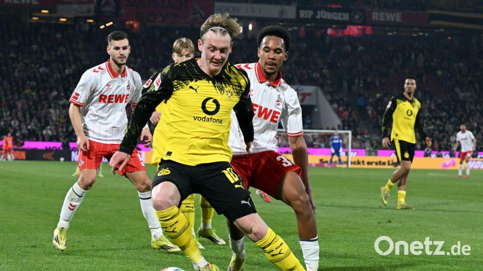Kein Thema in Leverkusen: Nationalspieler Julian Brandt von Borussia Dortmund. (Archivbild) Bild: Federico Gambarini/dpa