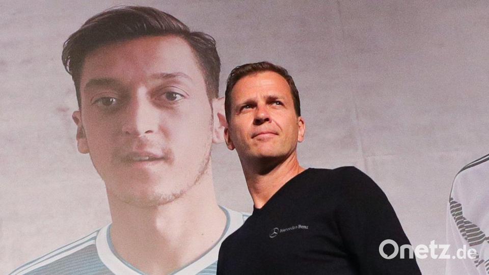 Der frühere DFB-Manager Oliver Bierhoff war überrascht von Özils Wortwahl. (Archivbild) Bild: Christian Charisius/dpa