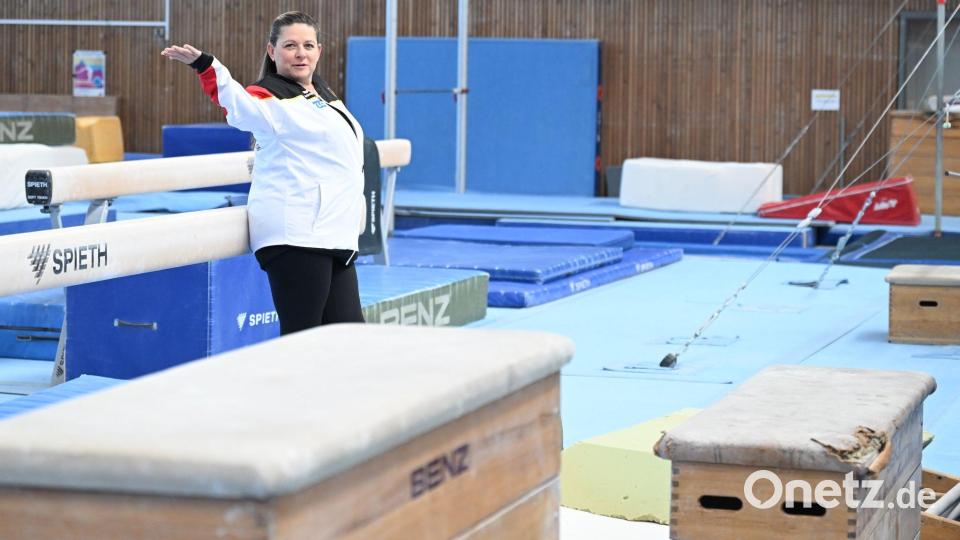 Die amerikanische Trainerin Aimee Boorman verlässt den Stuttgarter Turn-Stützpunkt. (Archivbild) Bild: Bernd Weißbrod/dpa