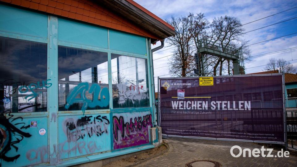 Eine Bahnbaustelle in Karstädt in Brandenburg. (Archivbild) Bild: Jens Büttner/dpa
