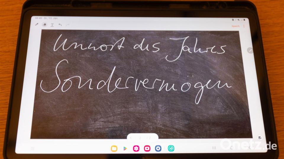 Das Wort „Sondervermögen“ wurde zum Unwort des Jahres 2025 gewählt. (Archivbild) Bild: Christian Lademann/dpa