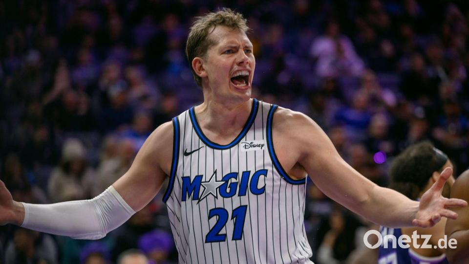 Moritz Wagner konnte den Orlando Magic in Atlanta nicht zum Sieg verhelfen. (Archivbild) Bild: Randall Benton/FR171663 AP/AP/dpa